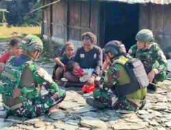 Satgas Yonif Raider 136/TS Gelar Patroli Simpatik dan Kunjungi Rumah Warga di Kampung Irimuli Puncak Jaya