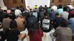 Polda Kepri Amankan 114 Orang di Kampung Madani, Saat Tes Urine 108 Orang Positif Memakai Narkoba