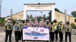 Polantas Karib, Gerak Cepat Satlantas Polres Bintan Bagikan 1000 Masker Kepada Masyarakat, Cegah Paparan Langsung Kabut Asap