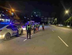Satlantas Polresta Barelang Gelar Strong Point Malam, Antisipasi Kemacetan dan Kecelakaan Lalu Lintas