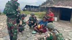 Satgas Yonif Raider 136/Tuah Sakti Gelar Patroli Simpatik, Hadirkan Rasa Aman di Irimuli Puncak Jaya Papua Tengah