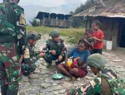 Satgas Yonif Raider 136/Tuah Sakti Gelar Patroli Simpatik, Hadirkan Rasa Aman di Irimuli Puncak Jaya Papua Tengah