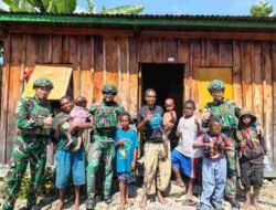 Satgas Yonif 136/TS Laksanakan Anjangsana, Pererat Silaturahmi Dengan Warga Wiringgame Puncak Jaya Papua Tengah