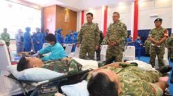 MOMENTUM HUT KE-81 TNI, KODAERAL IV SUKSESKAN PUNCAK BAKTI KESEHATAN SERENTAK
