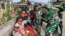 Patroli Simpatik Satgas Yonif Raider 136/TS, Hadirkan Rasa Aman dan Pelayanan Kesehatan bagi Warga Irimuli Puncak Jaya Papua Tengah