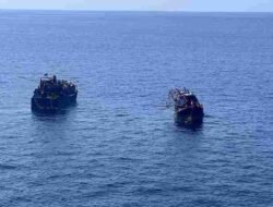 Dua Kapal Ikan Tabrakan di Perairan Bintan, Satu Nelayan Hilang, Tim SAR Gabungan Gelar Pencarian Korban